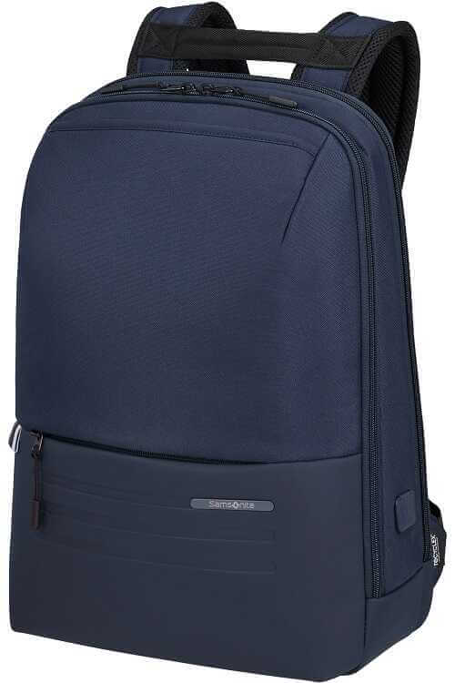 תיק גב למחשב נייד בצבע כחול – Samsonite BLUESams StackD Biz 15.6 Backpack Laptop Bag (1)