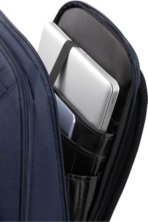 תיק גב למחשב נייד בצבע כחול – Samsonite BLUESams StackD Biz 15.6 Backpack Laptop Bag (3)