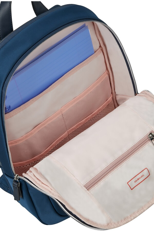 תיק גב למחשב סמסונייט בצבע כחול– Samsonite BLUEJJ14.1 Eco Wave 14.1 Backpack Laptop Bag (3)