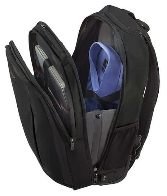 תיק גב למחשב עם גלגלים סמסונייט בצבע שחור– Samsonite BLACKSPZ15.6 GuardIT 2.0 15.6 Backpack Laptop Bag (2)