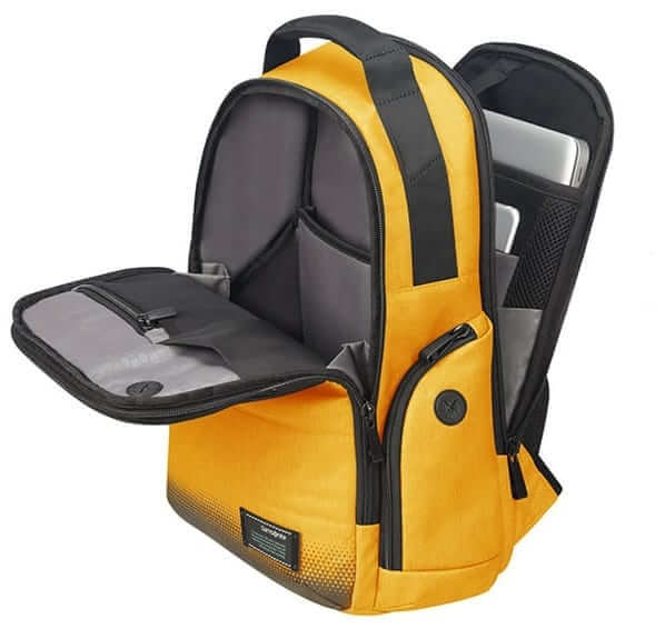 תיק גב מעוצב למחשב סמסונייט בצבע צהוב– Samsonite YELLOWCVM14.1 CityVibe 14.1 Backpack Laptop Bag (3)