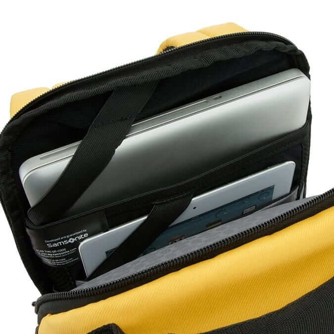 תיק גב מעוצב למחשב סמסונייט בצבע צהוב– Samsonite YELLOWCVM14.1 CityVibe 14.1 Backpack Laptop Bag (4)