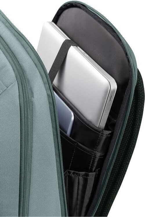 תיק גב סמסונייט למחשב נייד בצבע תכלת– Samsonite LIGHTBLUES15.6 StackD Biz 15.6 Backpack Laptop Bag (3)
