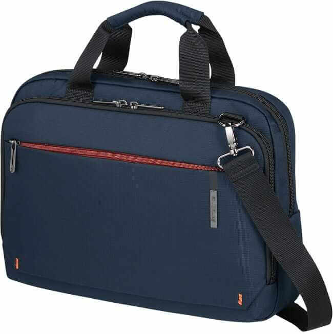 תיק כתףיד סמסונייט למחשב נייד בצבע כחול– Samsonite BLUES14.1 Network 4 14.1 Backpack Laptop Bag (1)