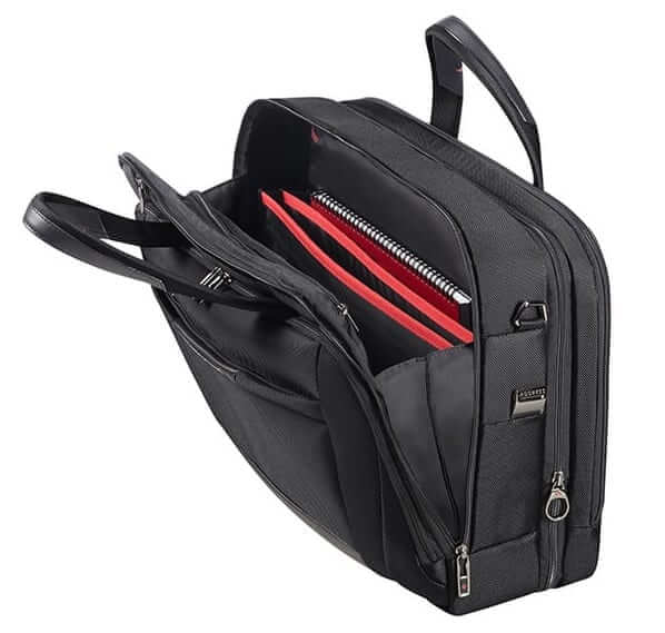 תיק עבודה יוקרתי למחשב סמסונייט בצבע שחור– Samsonite BLACKDLXC17.3 Pro-DLX 5 17.3 Backpack Laptop Bag (1)