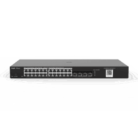 מתג 24 יציאות PoE הספק 370W מנוהל Ruijie Networks | RG-NB3100-24GT4SFP-P | 4SFP Manage Switch