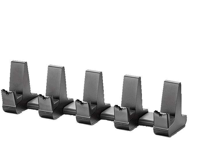 מעמד לאוזניות בצבע שחור POLY 211044-01 Savi 82xx Charge Base 5 units