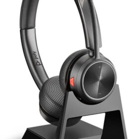 אוזניות אלחוטיות חיבור Bluetooth פולי POLY 213020-02 Savi 7220 Office DECT Headset (2)