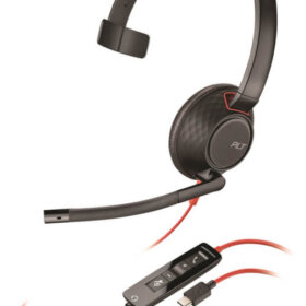 אוזניות חוטיות חיבור TYPE-C פולי POLY 207577-201 BLACKWIRE 5210 C5210 USB-A MONAURAL (4)