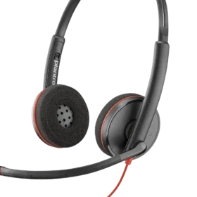 אוזניות חוטיות חיבור USB פולי POLY 209746-201 BLACKWIRE C3215 USB-AIN (1)