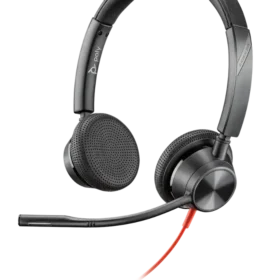אוזניות חוטיות חיבור USB פולי POLY 214013-01 BLACKWIRE 3320 BW3320-M USB-CIN (3)