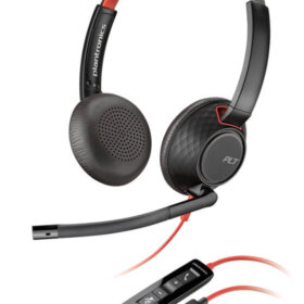 אוזניות חוטיות עם מיקרופון חיבור USB פולי POLY 207586-201 Blackwire 5220 USB-C Headset (2)