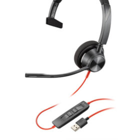 אוזניות חוטיות עם מיקרופון חיבור USB פולי POLY 213928-01 Blackwire 3310 USB-A Headset (1)