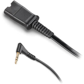 כבל ניתוק מהיר של 3.5 ממ (10 אינץ') Plantronics 38324-01 Adapter Cable 3.5mm TRS QD