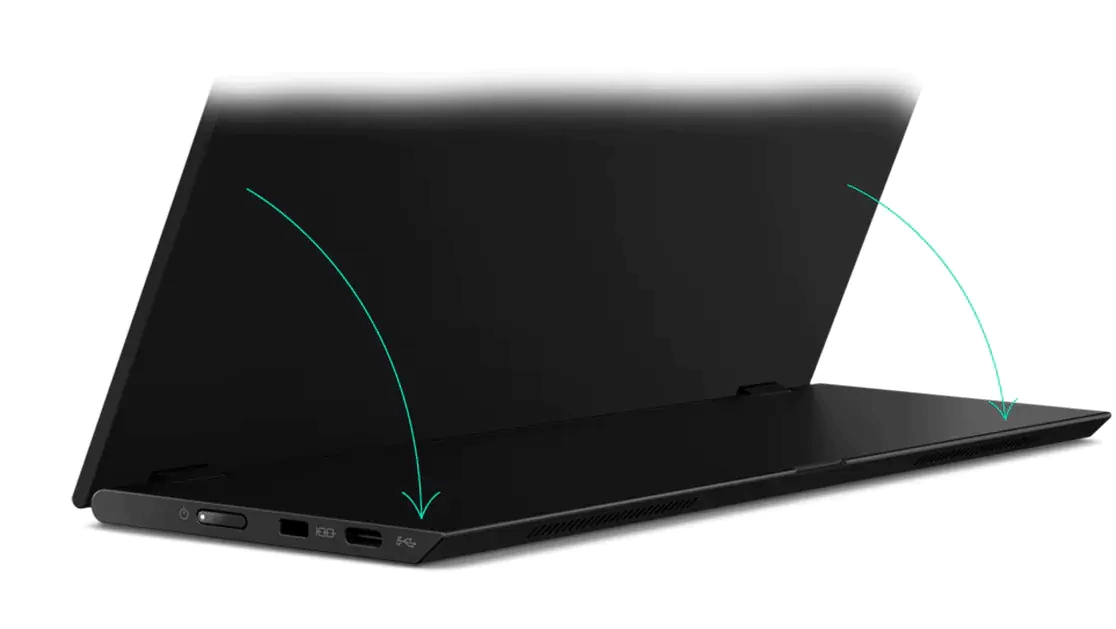 מסך מחשב לנובו נייד Lenovo 61DDUAR6US ThinkVision M14 Portable Monitor
