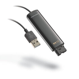 מתאם USB בצבע שחור POLY 201851-02 Plantronics DA70 USB Adapter