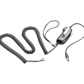 מתאם לאוזניות פולי POLY 208180-02 DCH - PTT (push-to-talk)