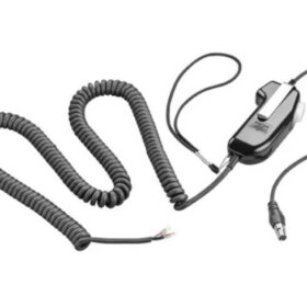 מתאם לאוזניות פולי POLY 208180-03 DCH+ - PTT (push-to-talk)