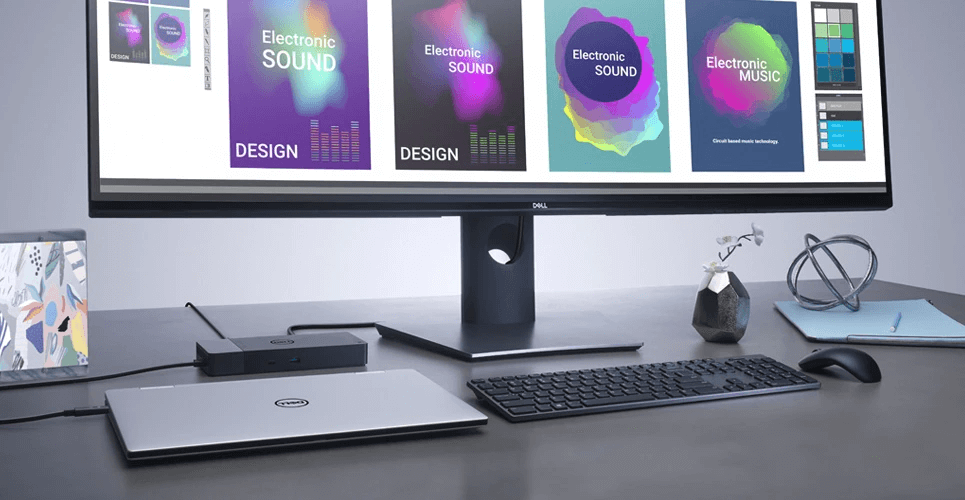 תחנת עגינה דל עד 3 מסכים Dell | WD19S | 180W Docking Station