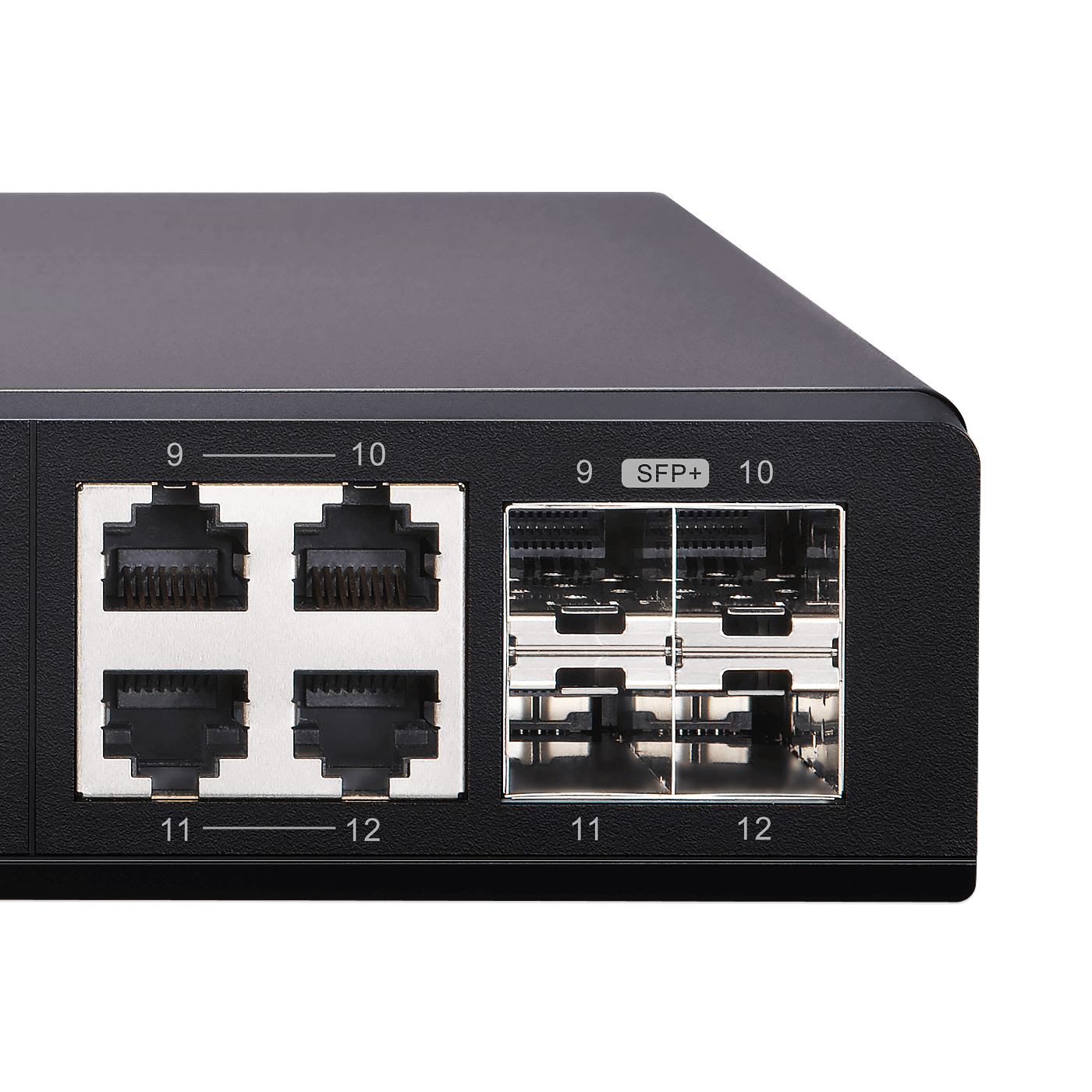 מתג 12 פורטים קיונאפ Qnap QSW-1208-8C 10GbE Unmanaged Switch