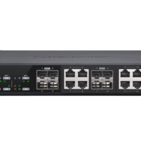 מתג 12 פורטים קיונאפ מנוהל Qnap | QSW-M1208-8C | 10GbE Managed Switch