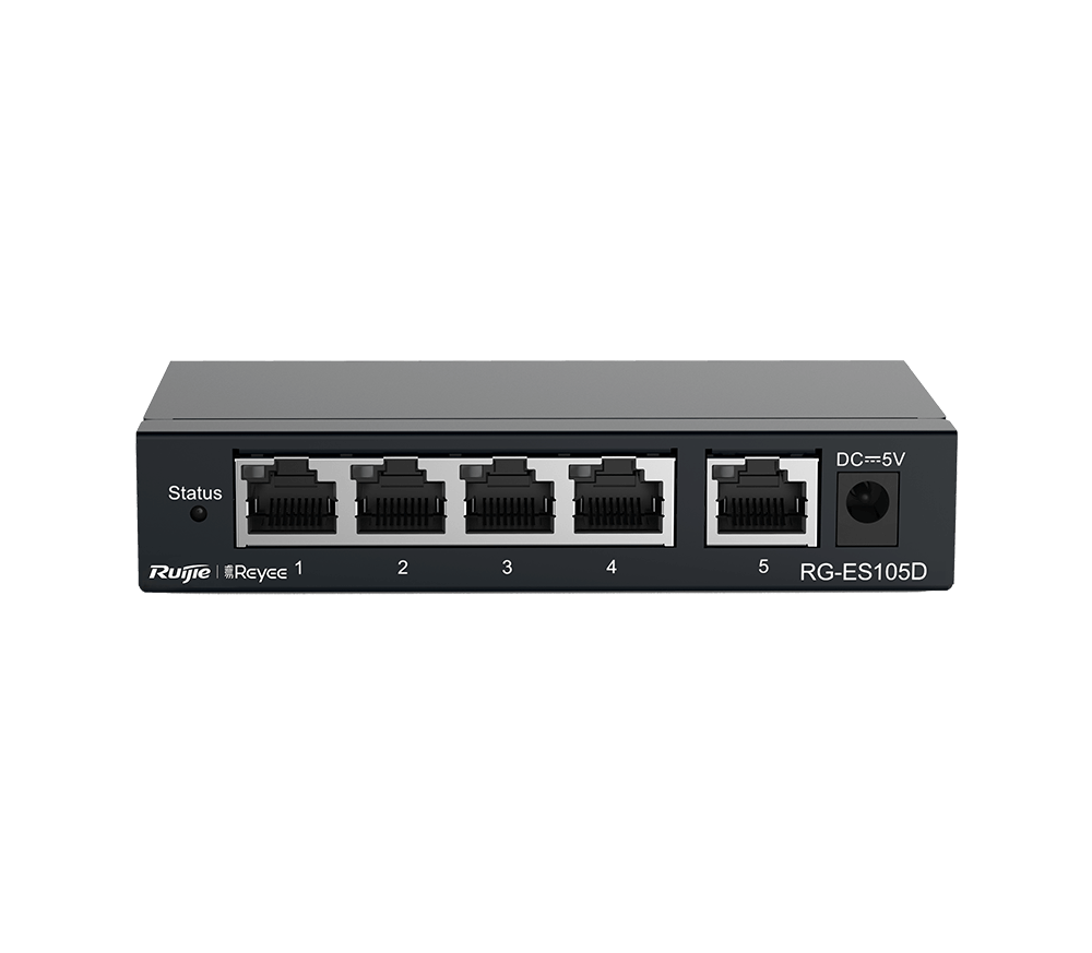 מתג 5 יציאות Ruijie Networks | RG-ES105GD