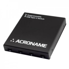 מתג USB לתכנות תעשייתי עם 4 יציאות עבור USB-C הניתנים לתכנות Acroname S85-RDVR-USBCSW