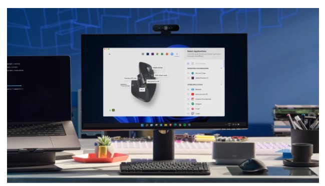 עכבר ארגונומי אלחוטי לוגיטק Logitech 910-005710 Advanced Ergonomic Mouse MX MASTER 3S (3)