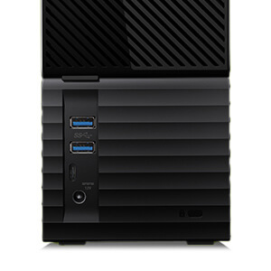 כונן קשיח חיצוני Western Digital WDBFBE0280JBK-NESN My Book Duo 28TB Array