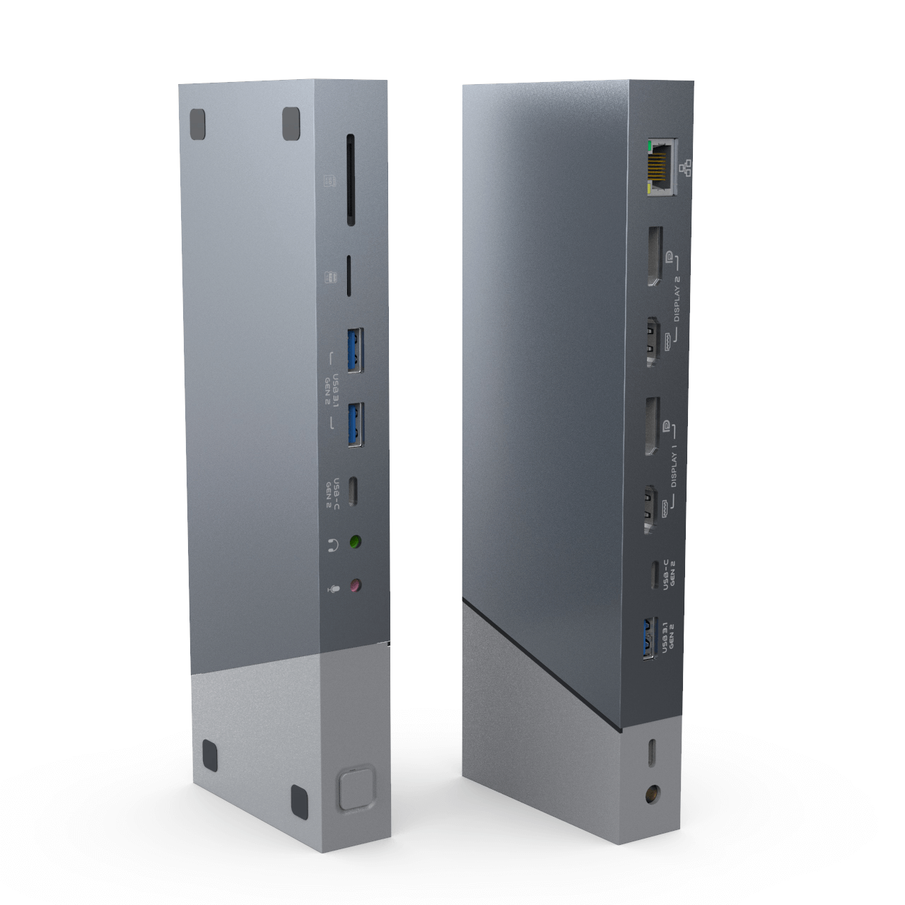 תחנת עגינה 1-9 חיבור USB-C תומך רזולוציה עד 10Gbps 5K העברת נתונים מהירה ROCKETEK DS932