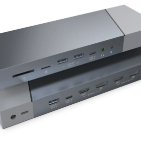 תחנת עגינה 1-9 חיבור USB-C תומך רזולוציה עד 10Gbps 5K העברת נתונים מהירה ROCKETEK DS932