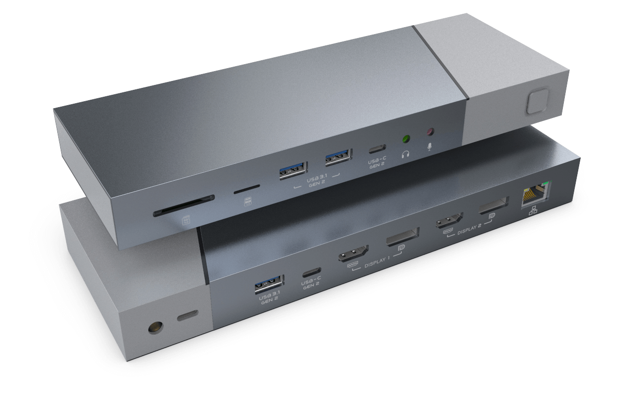 תחנת עגינה 1-9 חיבור USB-C תומך רזולוציה עד 10Gbps 5K העברת נתונים מהירה ROCKETEK DS932