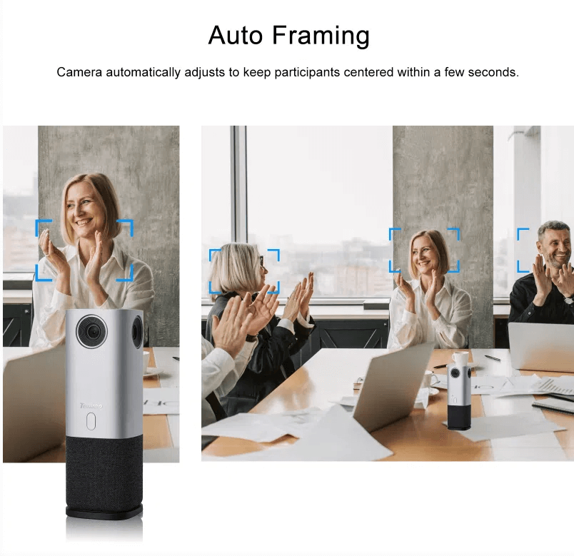 מצלמת רשת לחדרי ישיבות TENVEO Tevo-CC600 4K Conference Camera With Microphone 360° View
