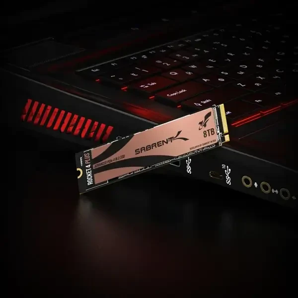 כונן פנימי SSD ניהול צריכת חשמל Sabrent | SB-RKT4P-8TB | 8TB Rocket 4 PLUS NVMe 4.0 Gen4 PCIe M.2 – תמונה 7
