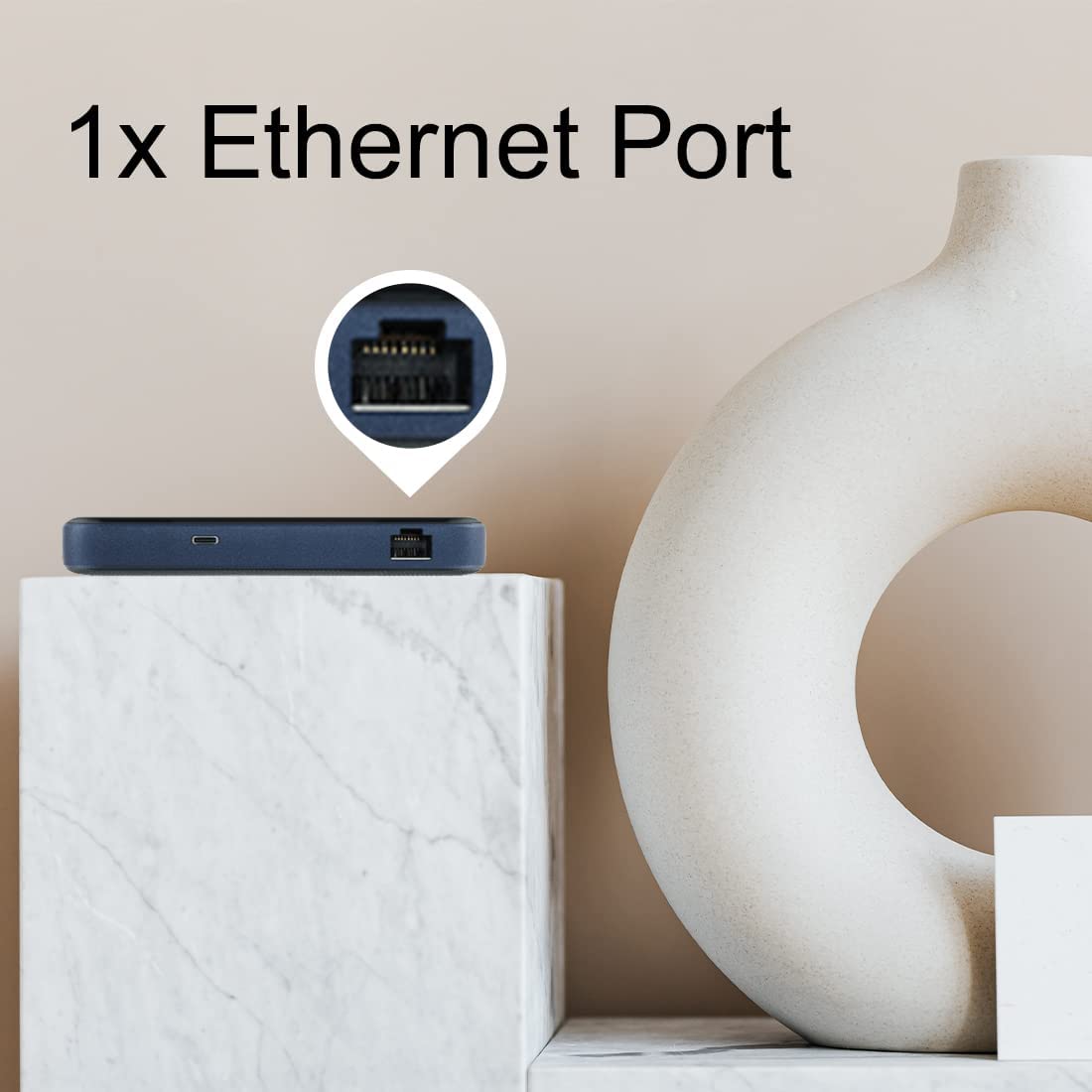 נתב סלולרי נייד דור 5 עם סוללה - ZTE MU5001 5G WiFi 6 3.8Gbps Portable Router