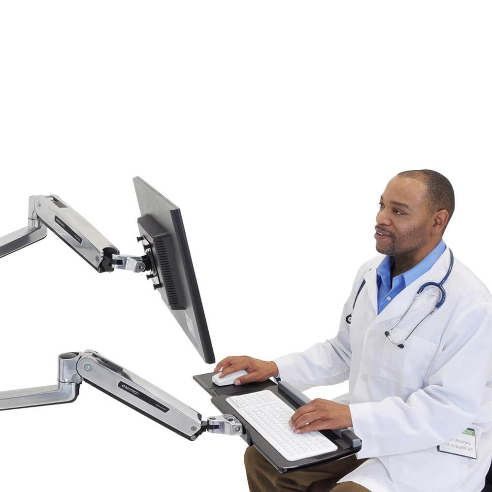 מערכת תלייה ארגונומית לזרועות משולבת לקיר Ergotron | 45-358-026 – תמונה 7