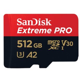 כרטיס זיכרון SanDisk Extreme PRO microSDXC™ UHS-I CARD | SDSQXCD-512G-GN6MA | 512GB
