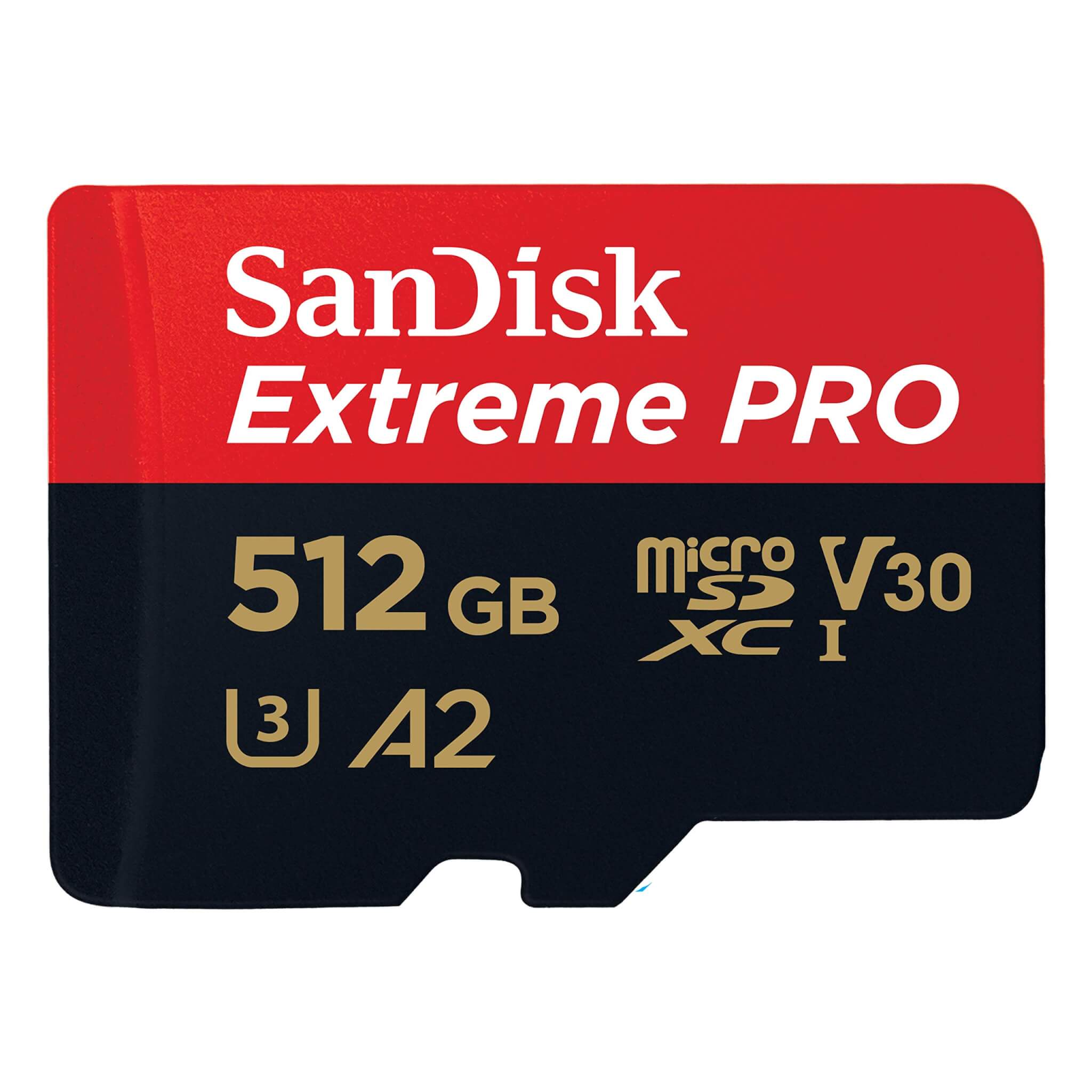 כרטיס זיכרון SanDisk Extreme PRO microSDXC™ UHS-I CARD | SDSQXCD-512G-GN6MA | 512GB