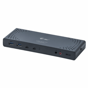 תחנת עגינה ל2 מסכים 5K אספקת 65W מתח i-tec | CADUA4KDOCKPDL | USB 3.0 | USB-C | Thunderbolt 3