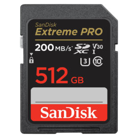 כרטיס זיכרון SanDisk Extreme PRO SDHC™ And SDXC™ UHS-I Card | SDSDXXD-512G-GN4IN | 512GB