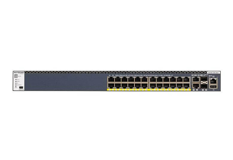 רכזת נטגיר 24 יציאות מתג מנוהל NETGEAR| GSM4328PA | 24x1G PoE+ 480W Switch – תמונה 2