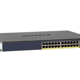 רכזת נטגיר 24 יציאות מתג מנוהל NETGEAR| GSM4328PA | 24x1G PoE+ 480W Switch