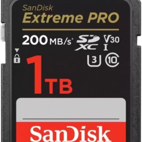 כרטיס זיכרון SanDisk Extreme PRO SDHC™ And SDXC™ UHS-I Card | SDSDXXD-1T00-GN4IN | 1TB
