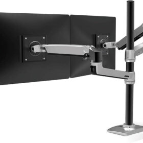 זרוע ארגונומית שולחנית יוקרתית ל 2 מסכים עד 40" אינץ' Ergotron | 45-549-026