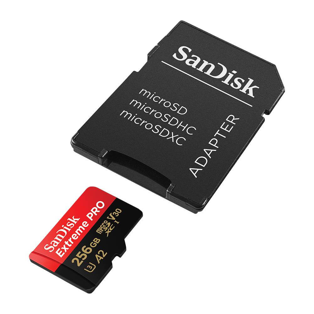 כרטיס זיכרון SanDisk Extreme PRO microSDXC™ UHS-I CARD | SDSQXCD-256G-GN6MA | 256GB – תמונה 3