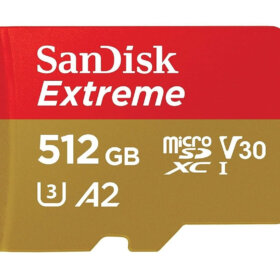 כרטיס זיכרון SanDisk Extreme® microSDXC™ UHS-I CARD | SDSQXAV-512G-GN6MN | 512GB