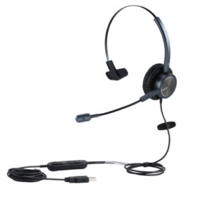 אוזניות מדונה חוטיות USB עם סינון רעשים Mairdi | MRD-809UC