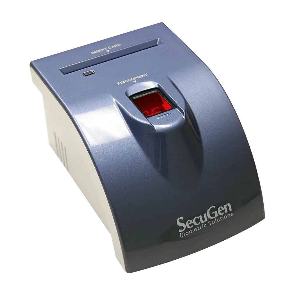 קורא טביעות אצבע וכרטיסים חכמים מקצועי Secugen | ID-USB SC | XSDU03PSC