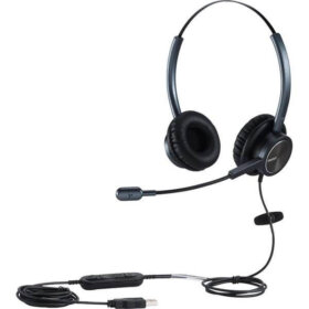 אוזניות חוטיות USB עם סינון רעשים Mairdi | MRD-809UCDB