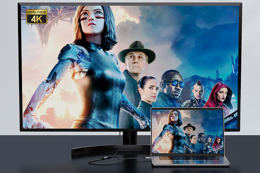 כבל מאריך CableTime  CU21H  10Gbps  PD 100W  USB3.1 Gen 2 USB-C Male To USB-C Female Extension
